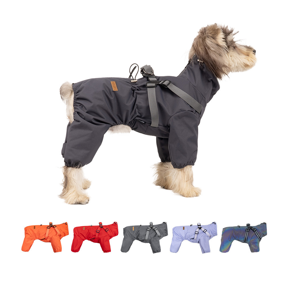 Reflective All-Inclusive Raincoat for Large Dogs