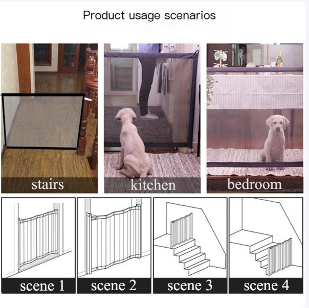 Magic-Gate Portable Folding Dog Safety Fence