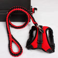 Nylon Medium Large Dog Harness with Reflective Collar