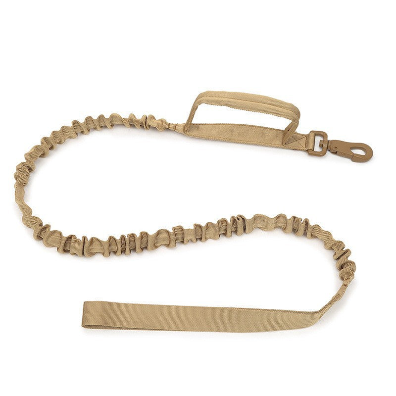 Adjustable Camouflage Tactical Nylon Dog Harness & Leash