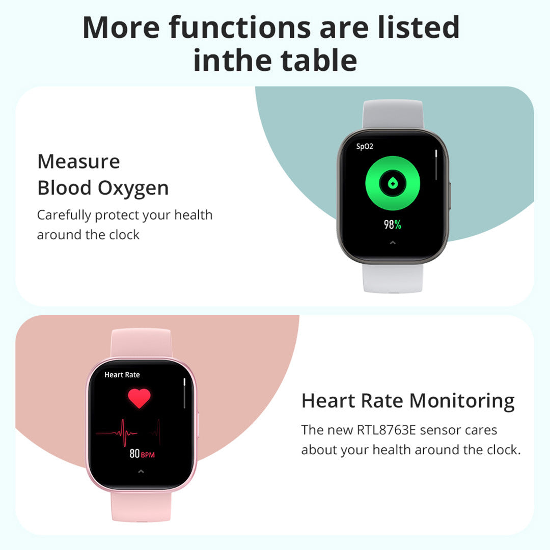 COLMI P68 AMOLED Smart Watch with Heart Rate Monitor