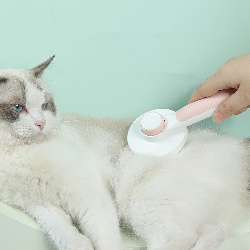 New Round Handle Pet Comb for Cats and Dogs