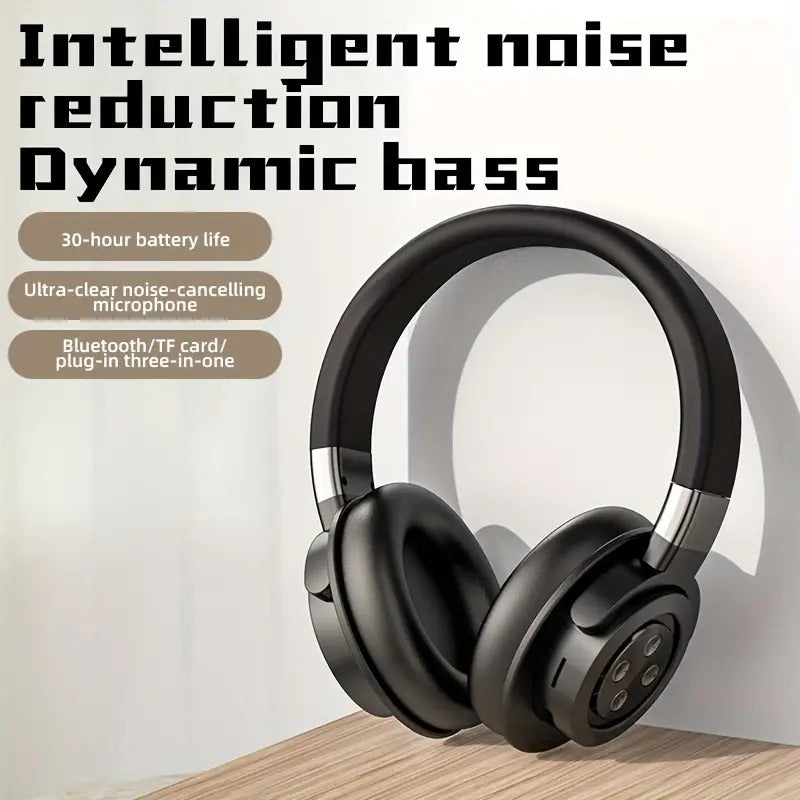 A51 Lightweight Foldable Over-Ear Stereo Bass Headphones