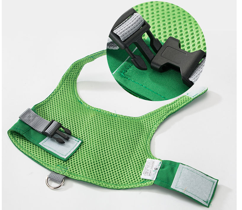 Cute Cartoon Dog Vest Harness and Leash for Pets