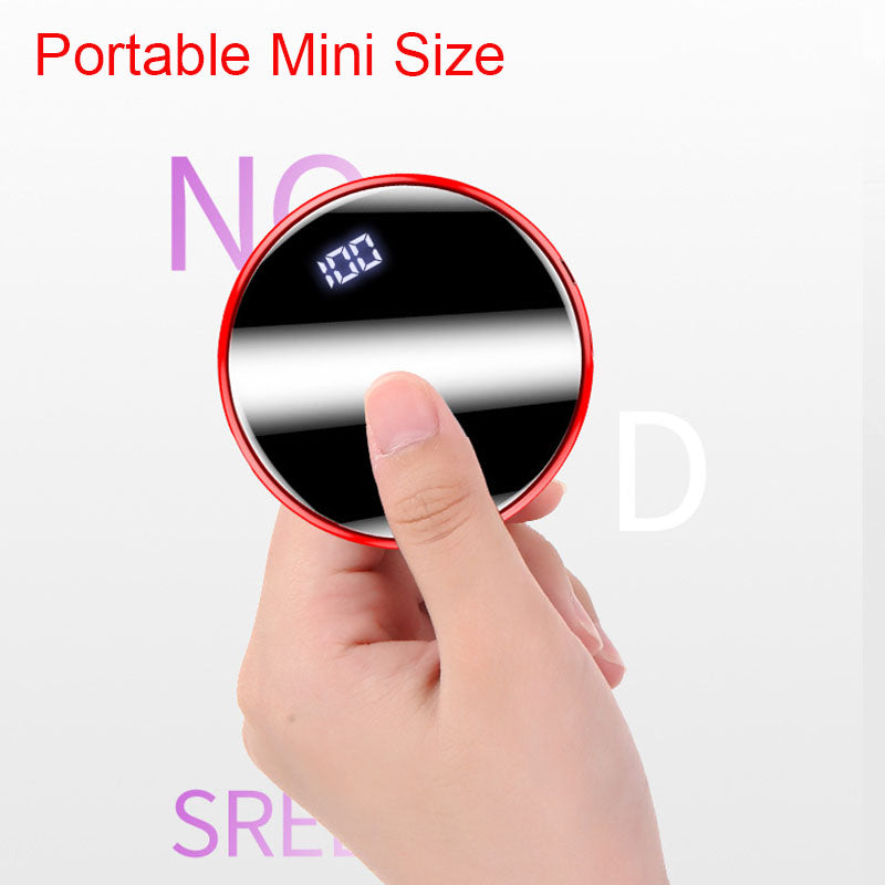 20000mAh Mirror Display Mini Power Bank for Phones