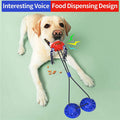 Indestructible Interactive Chew Toy with Suction Cup