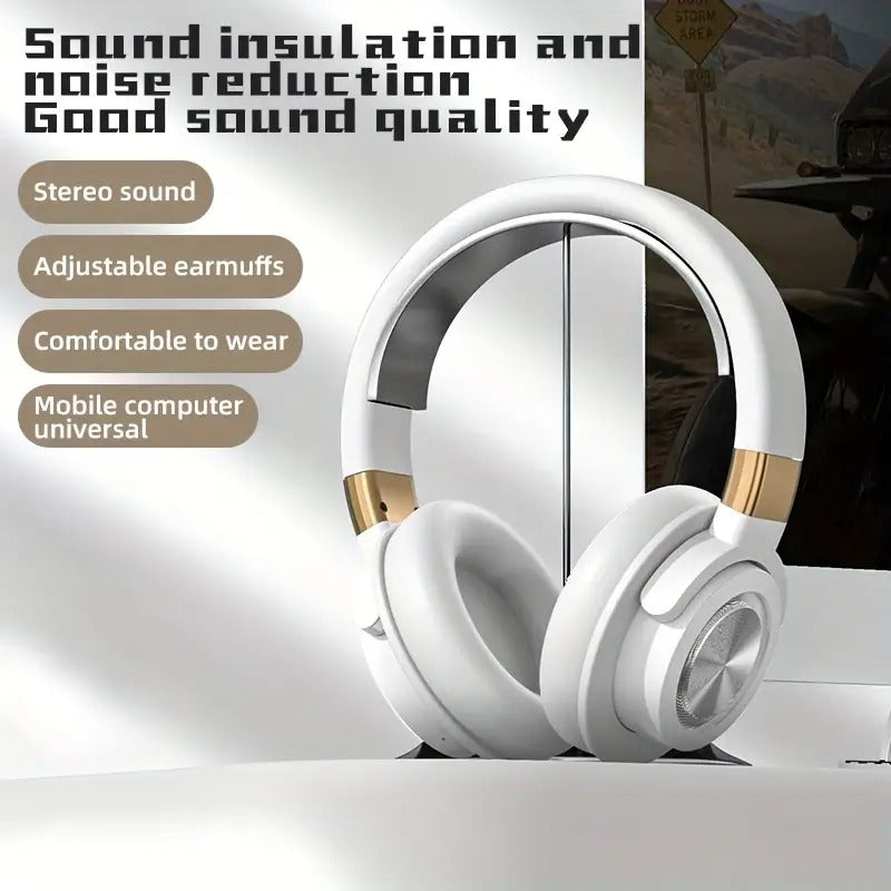 A51 Lightweight Foldable Over-Ear Stereo Bass Headphones