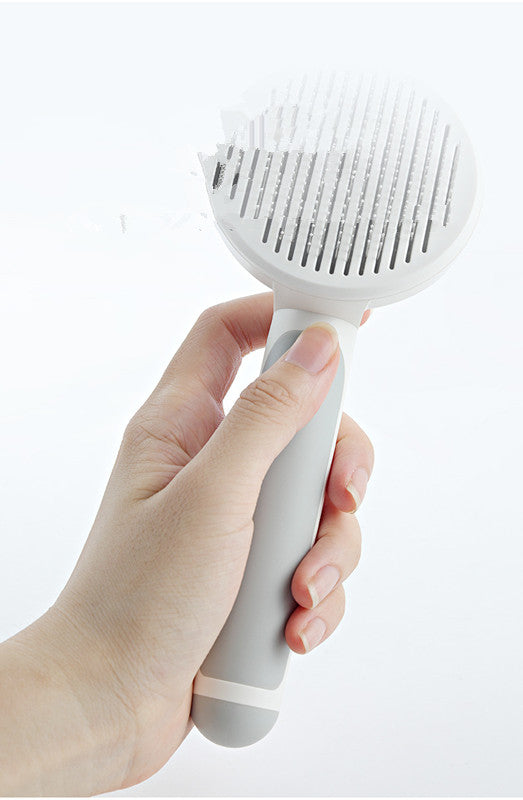New Round Handle Pet Comb for Cats and Dogs