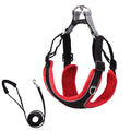 Suede Dog Vest Harness with Leash for Pets