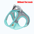Reflective Dog Chest Harness with Mesh and Leash