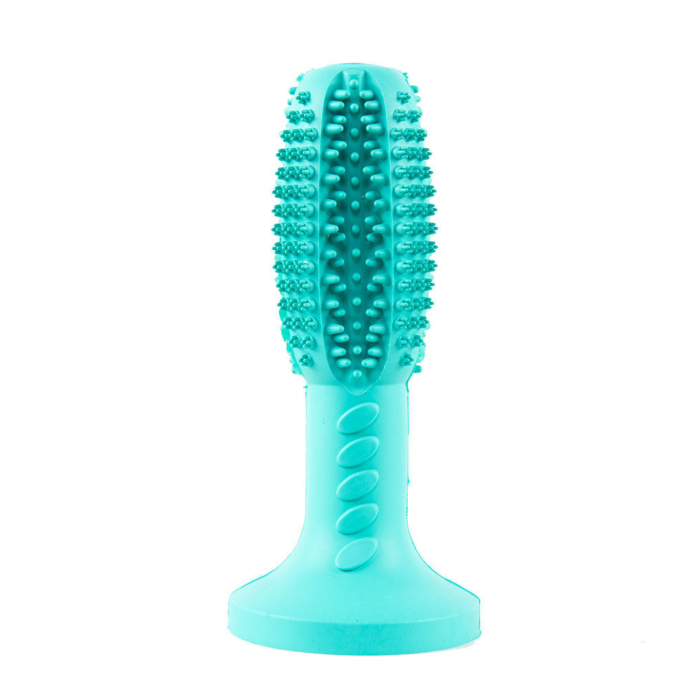 Dog Toothbrush and Molar Cleaning Toy with Food Dispenser