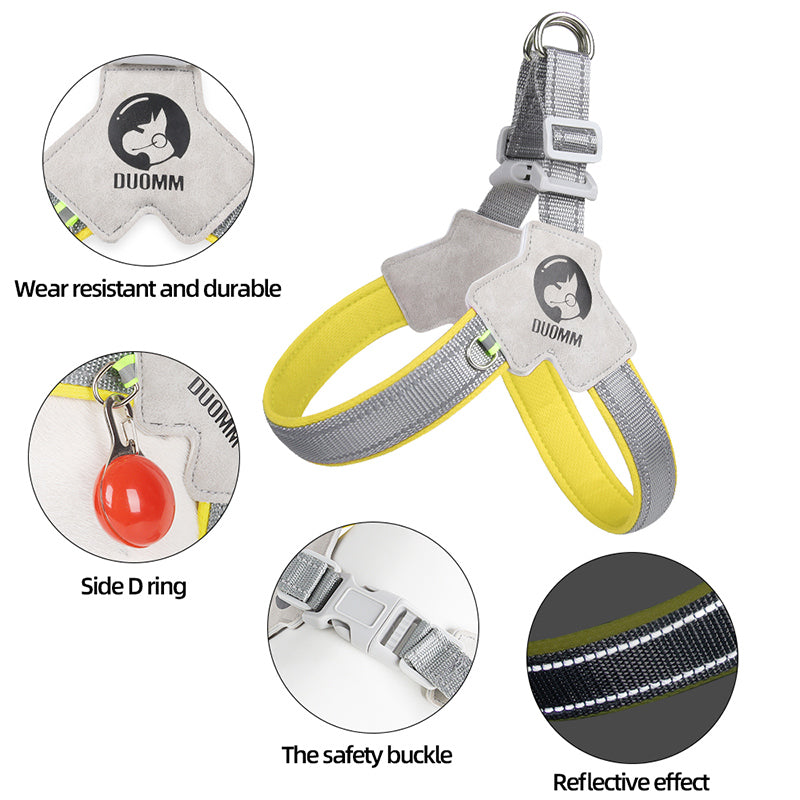 Reflective Safety Harness Vest for Small to Medium Dogs