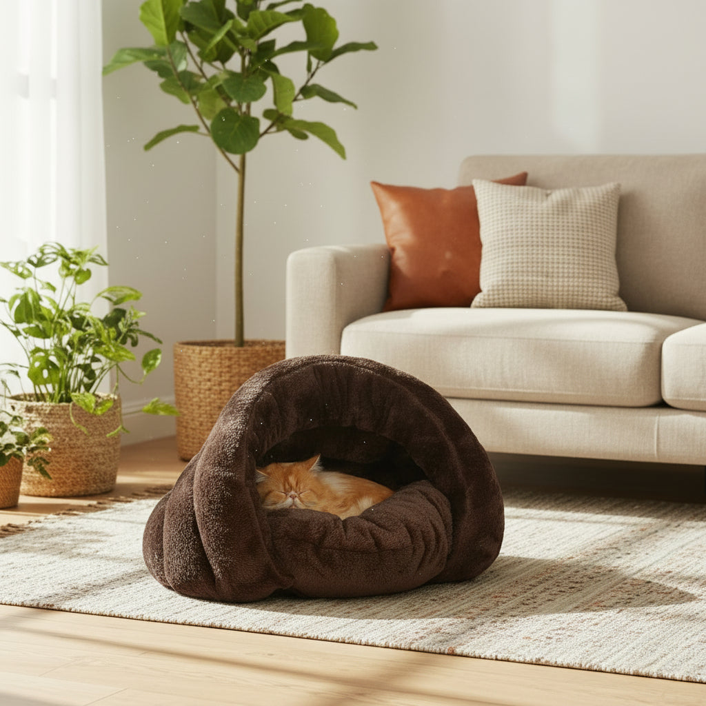 Removable Washable Pet Sleeping Bag for Cats and Dogs