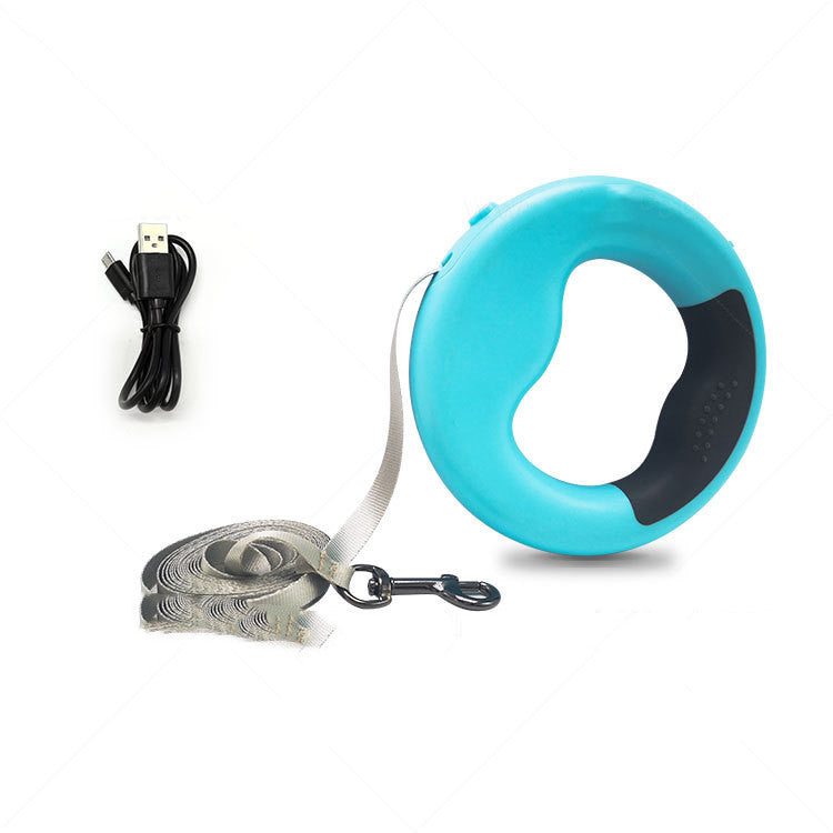 LED Automatic Telescopic Pet Traction Rope