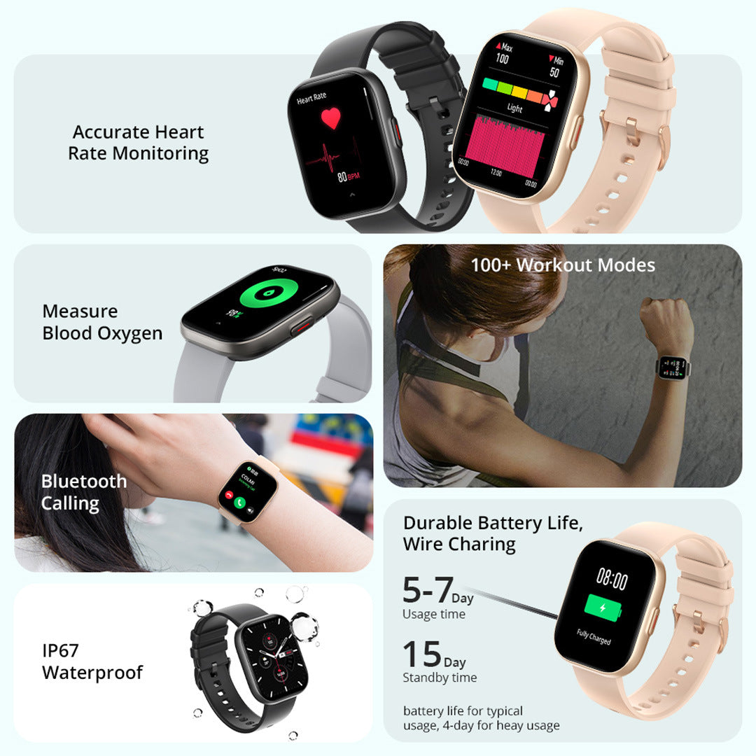 COLMI P68 AMOLED Smart Watch with Heart Rate Monitor